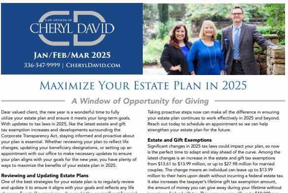 Maximize Your Estate Plan Infographic