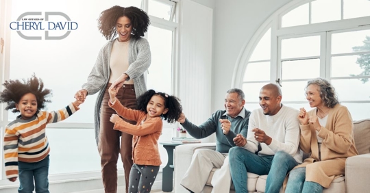 families spending time together